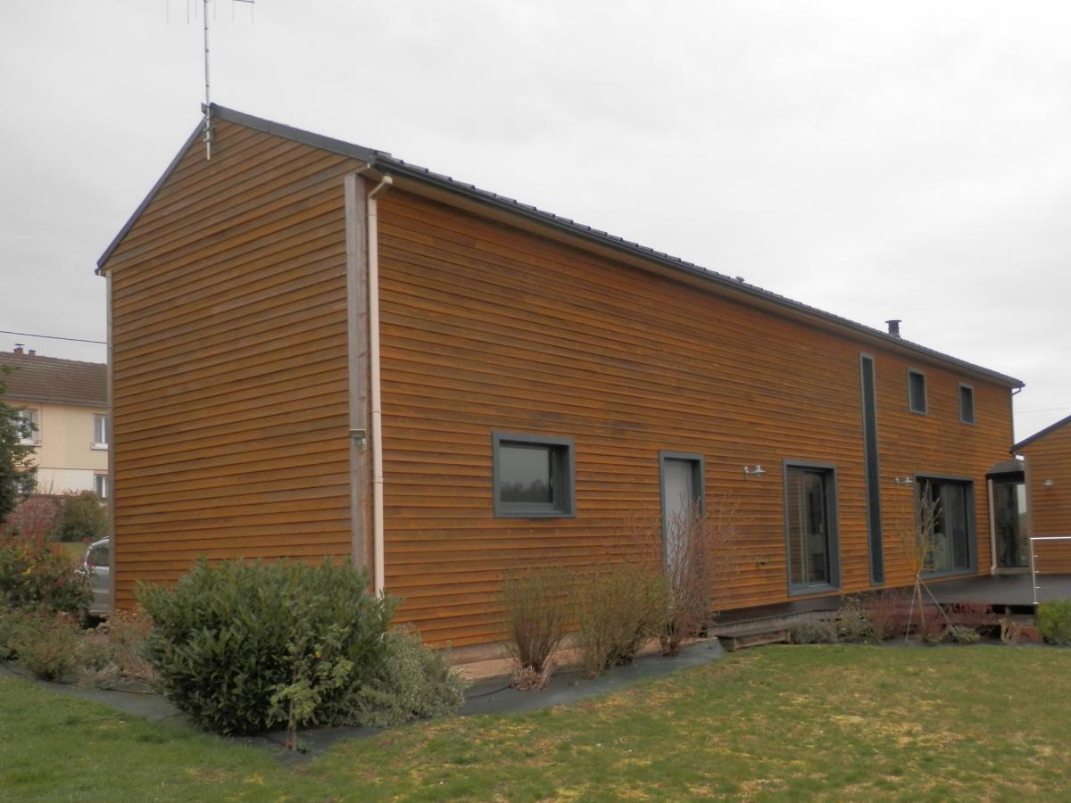 Construction d'une maison ossature bois à Oulchy-le-Château (02)