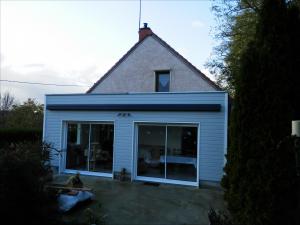 Extension ossature bois d'une maison à Blangy-Tronville (80)