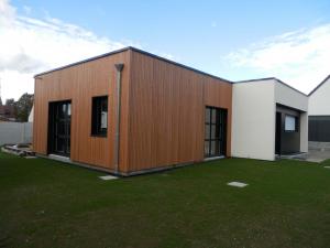 Construction d'une maison ossature bois à Bertangles