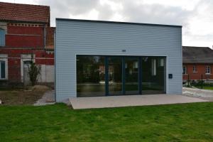 Réalisation salle des fêtes ossature bois de Le Quesnoy-en-Artois