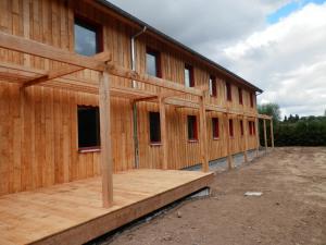 Construction bois du Conservatoire d'Espaces Naturels à Lillers (62)