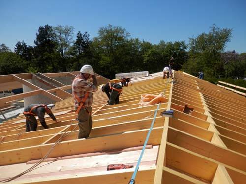 Sécurité chantier lors de la pose